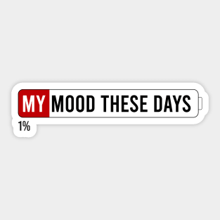 1% Mood Sticker